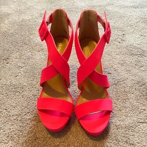 Neon Pink Heels